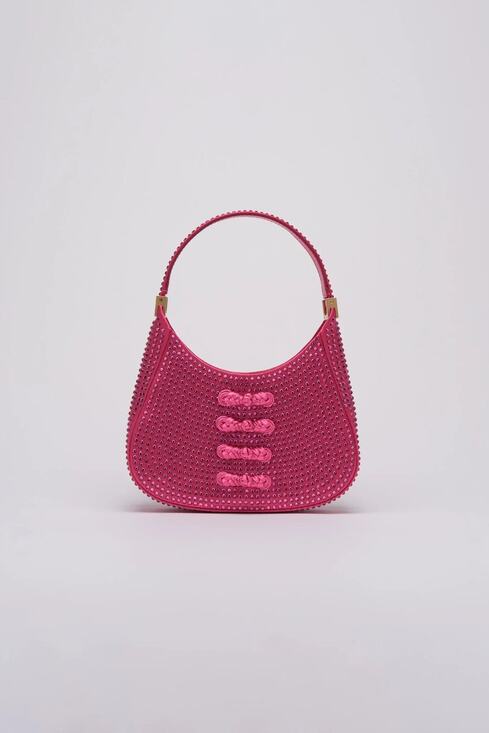 Sau Lee Handbags - NWT SAU LEE MINI SAU CRYSTAL MINI BAG IN FUCHSIA
